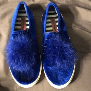 Royal Blue Betsey Johnson Slip On’s